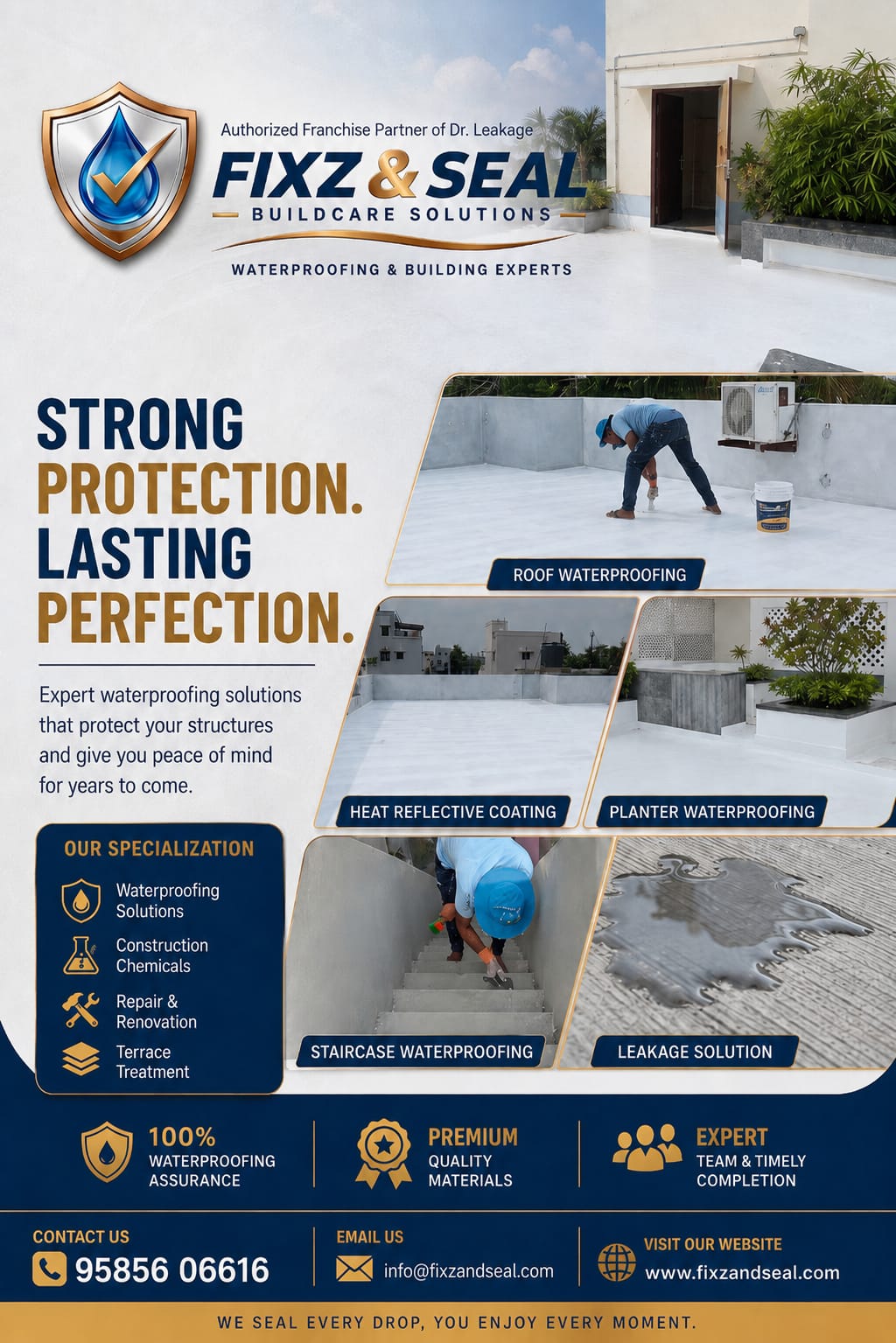 Fixz and Seal waterproofing proposal